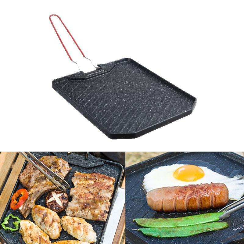 Camping Cooking Heater - Sartén para barbacoa para acampar al