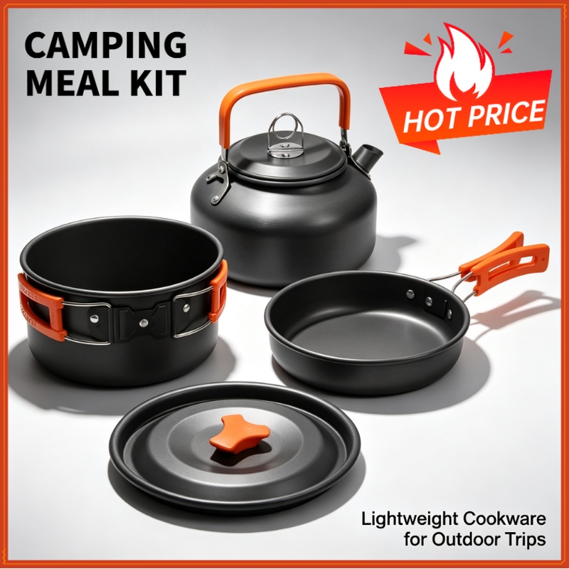 Camping Cooking Roll - Juego de cocina para acampar, utensilios