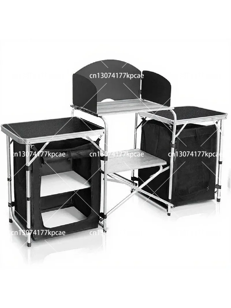 Mesa Plegable Ligera de Alumin - Camping Cooking Table With Storage reseña y precio
