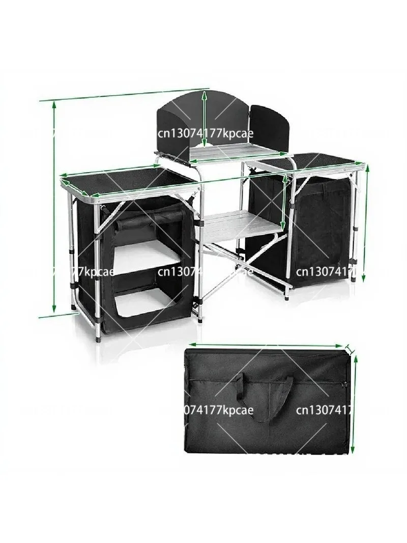 Mesa Plegable Ligera de Alumin - Camping Cooking Table With Storage reseña y precio