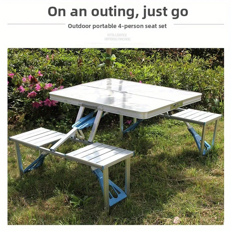 Mesa Plegable con Sillas para  - Camping Cooking Table With Storage reseña y precio