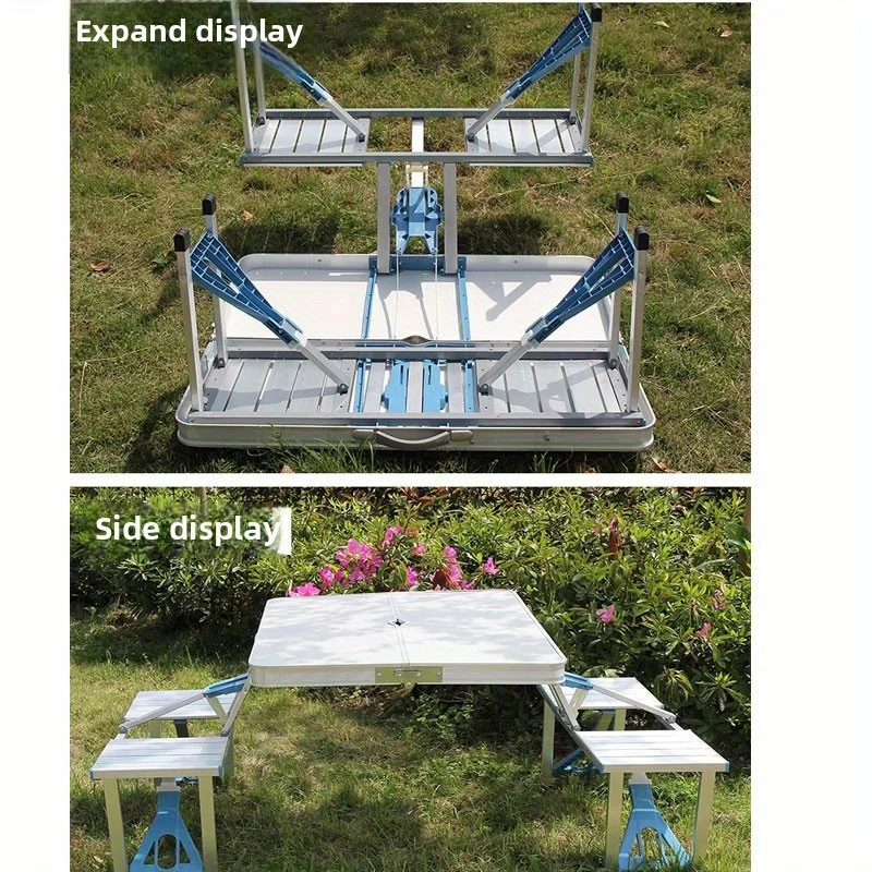 Mesa Plegable con Sillas para  - Camping Cooking Table With Storage reseña y precio