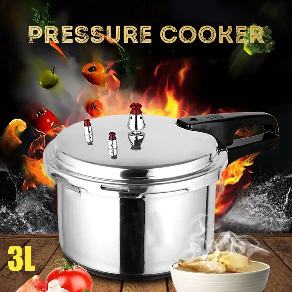 Olla a presión de cocina de 18 - Camping Cooking Roll reseña y precio