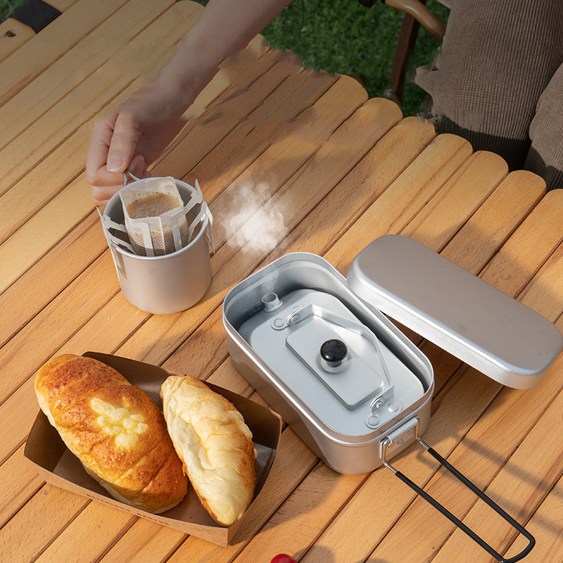 Tetera portátil ultraligera pa - Camping Cooking Pot Stainless Steel reseña y precio