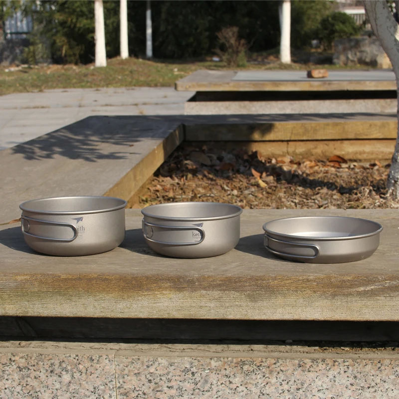 Juego de utensilios de cocina  - Camping Cooking Pot Stainless Steel reseña y precio