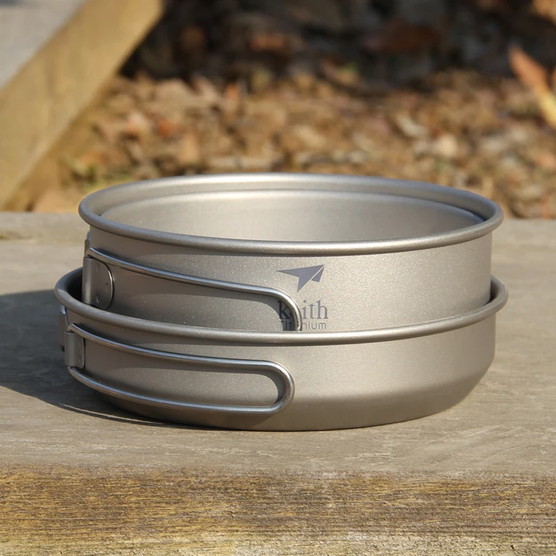 Juego de utensilios de cocina  - Camping Cooking Pot Stainless Steel reseña y precio