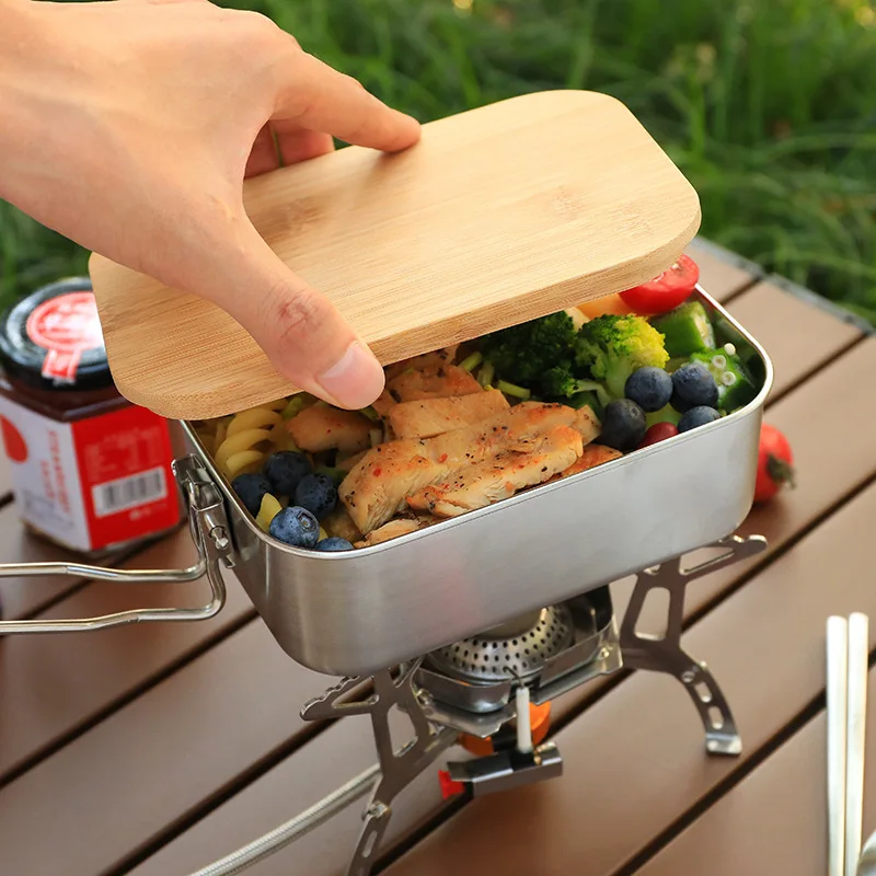 Fiambrera de acero inoxidable  - Camp Cutting Board reseña y precio