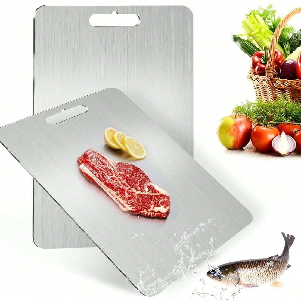 Tablas de cortar de acero inox - Camp Cutting Board reseña y precio