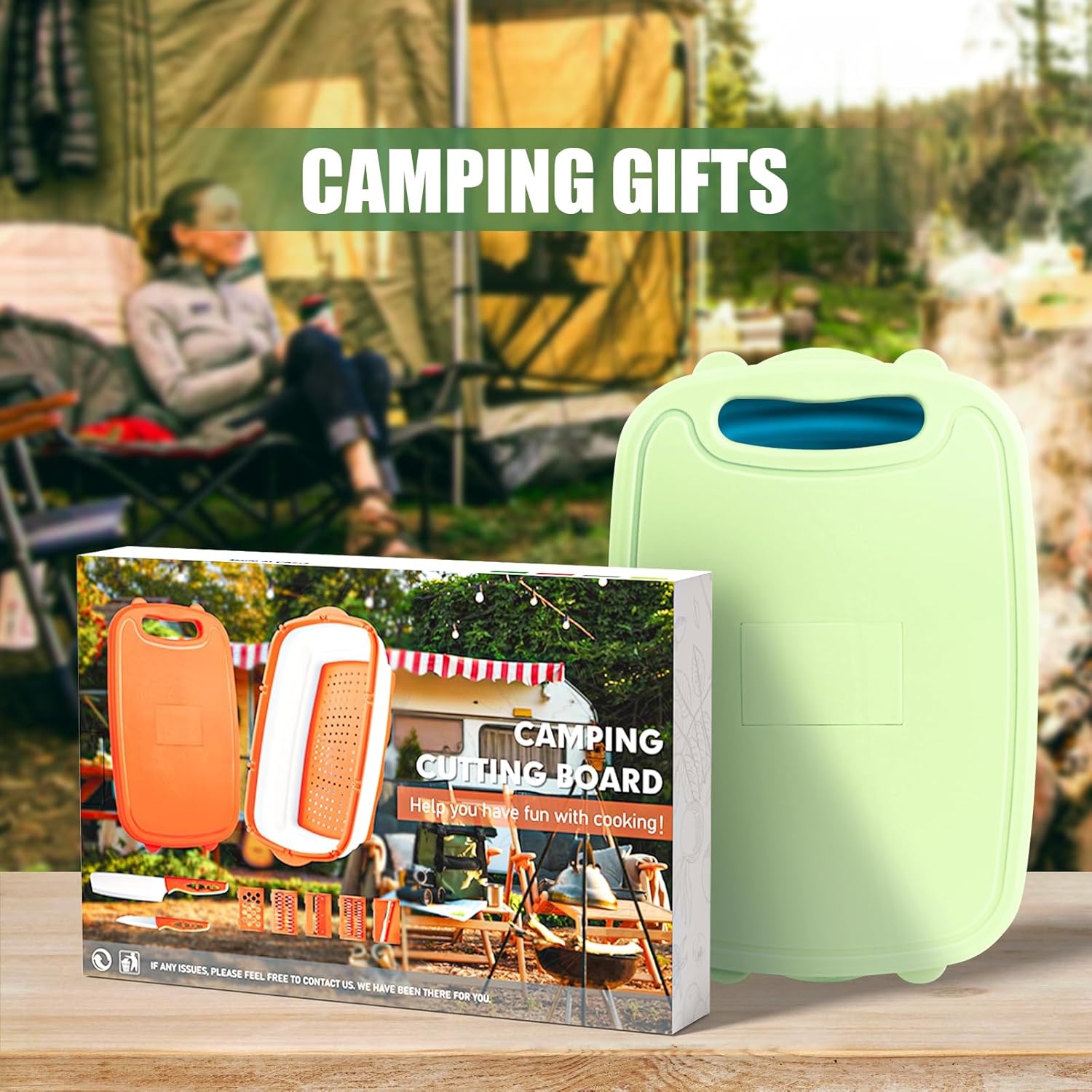 Tabla de cortar para camping,  - Camp Cutting Board reseña y precio