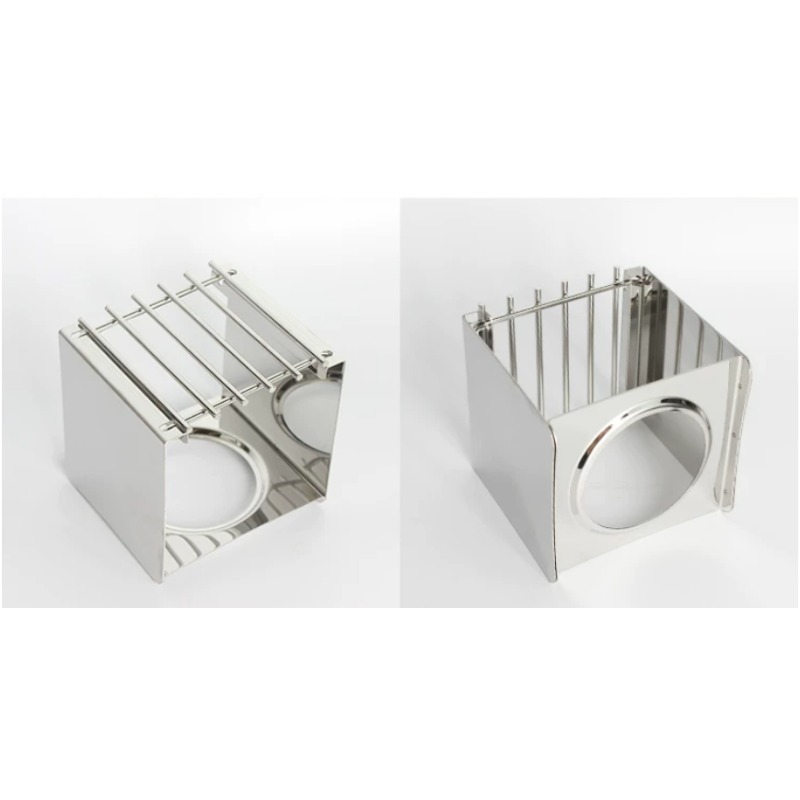 Soporte Cuadrado de Acero Inox - Camping Cooking Pot Stainless Steel reseña y precio