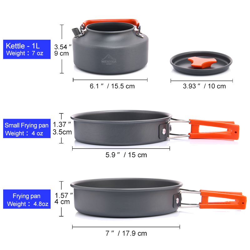 Widesea-Juego de utensilios de - Camping Cooking Trangia reseña y precio