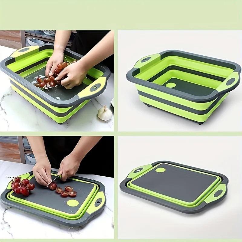 Lavabo Plegable Portátil con F - Camp Cutting Board reseña y precio