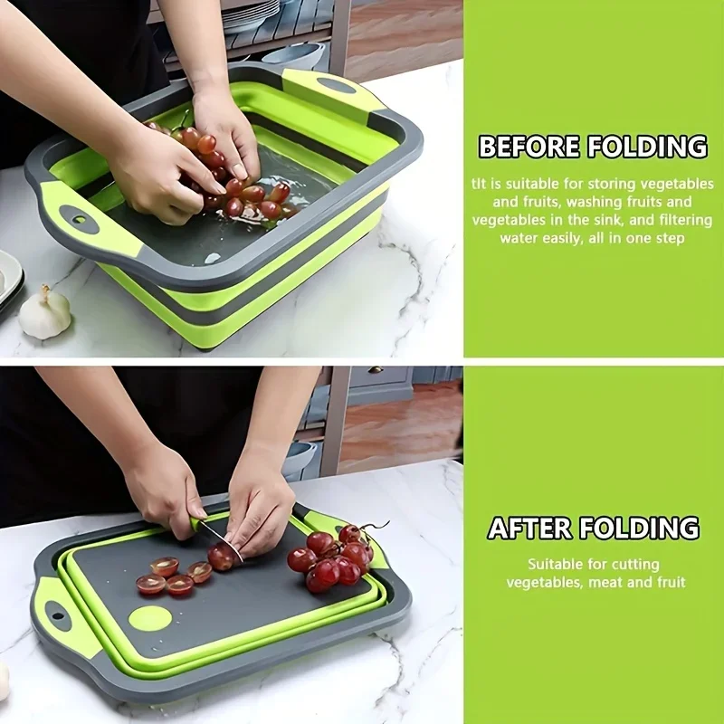 Lavabo Plegable Portátil con F - Camp Cutting Board reseña y precio