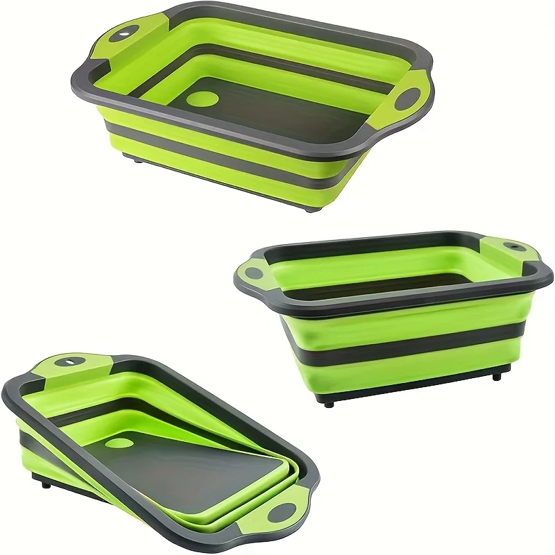 Lavabo Plegable Portátil con F - Camp Cutting Board reseña y precio