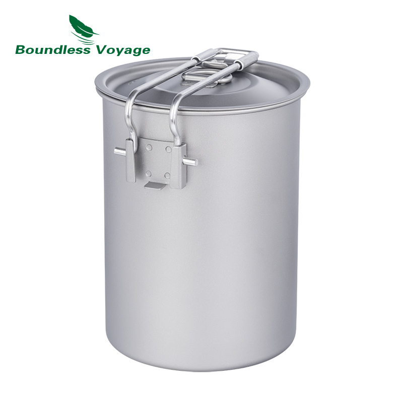 Boundless Voyage-olla de titan - Camping Cooking Pot Stainless Steel reseña y precio