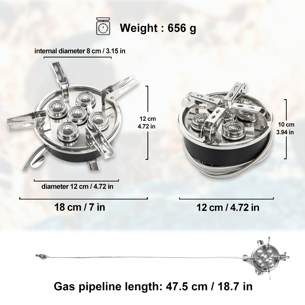 Estufa de Gas Widesea para aca - Camping Cooking Heater reseña y precio