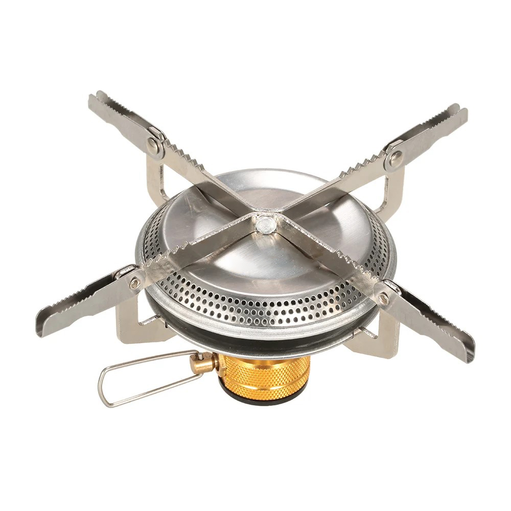 Estufa de Gas para acampar al  - Camping Cooking Heater reseña y precio