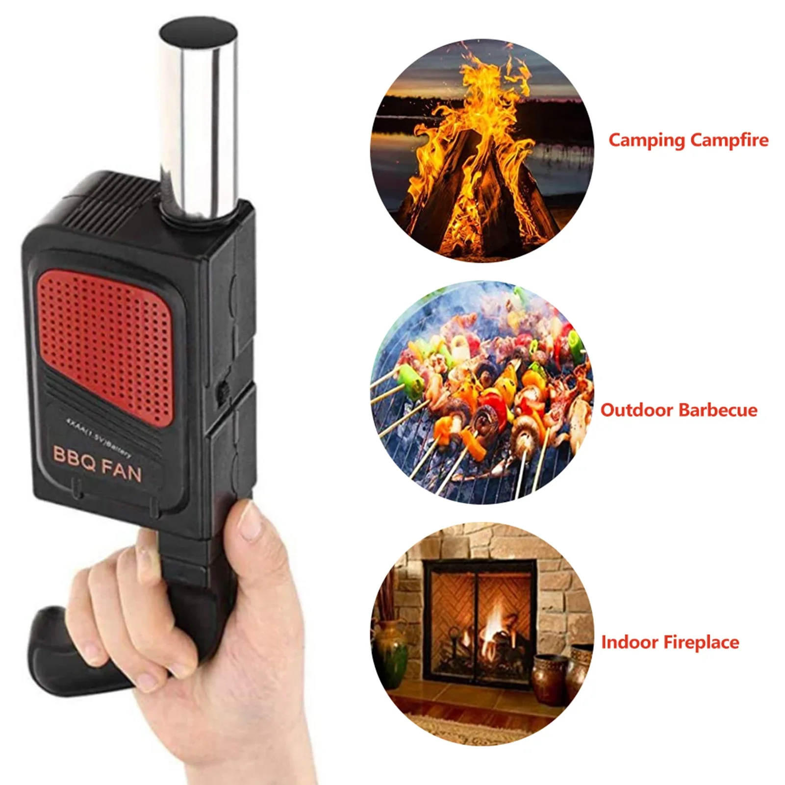 Ventilador Eléctrico Portátil  - Camping Cooking Bbq reseña y precio
