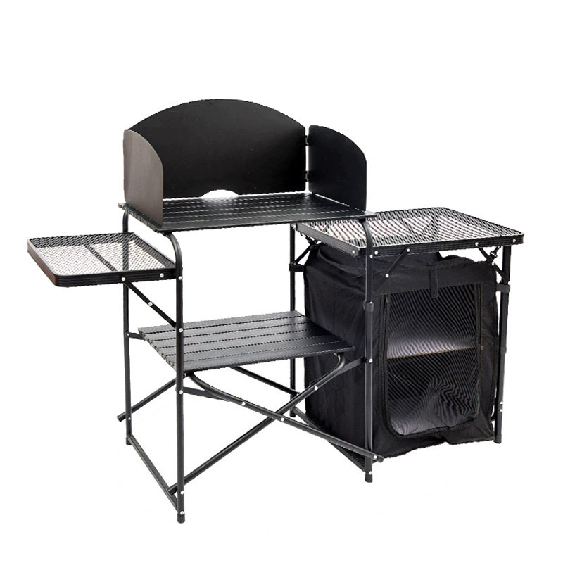 Mesa Plegable para Acampar al  - Camping Cooking Table With Storage reseña y precio