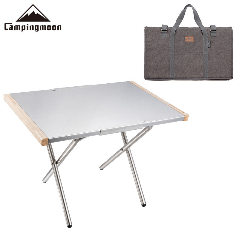 Mesa Portátil de Acero Inoxida - Camping Cooking Table With Storage reseña y precio